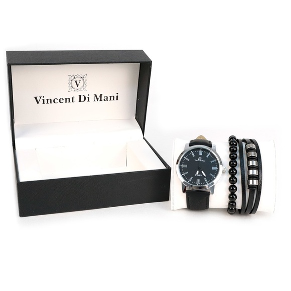 Men's Watch & Bracelet Gift Set - - Picture 3 of 7